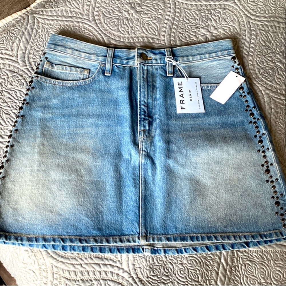 Frame Denim Jean Skirt